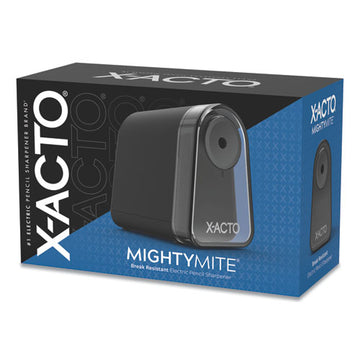 X-ACTO® Model 19501 Mighty Mite Home Office Electric Pencil Sharpener, Ac-powered, 3.5 X 5.5 X 4.5, Black-gray-smoke freeshipping - TVN Wholesale